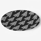 Skandinavische Weihnachtsbaumdekorationen Pappteller (Schrägansicht)