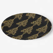 Skandinavische Weihnachtsbaumdekorationen Pappteller (Schrägansicht)