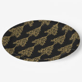 Skandinavische Weihnachtsbaumdekorationen Pappteller (Schrägansicht)