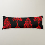 Skandinavische Weihnachtsbaumdekorationen Seitenschläferkissen (Vorderseite)