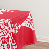 Skandinavische Weihnachtsbaumdekorationen Tischdecke (Beispiel)