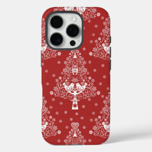 Skandinavische Weihnachtsbaummagie iPhone 16 Pro Hülle