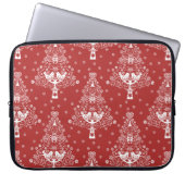 Skandinavische Weihnachtsbaummagie Laptopschutzhülle (Vorderseite)