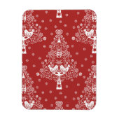 Skandinavische Weihnachtsbaummagie Magnet (Vertikal)