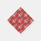 Skandinavische Weihnachtsbaummagie Serviette (Ecke)