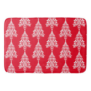 Skandinavische Weihnachtsdekorationen Badematte