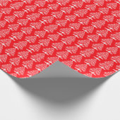 Skandinavische Weihnachtsdekorationen Geschenkpapier (Ecke)