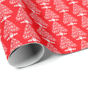 Skandinavische Weihnachtsdekorationen Geschenkpapier