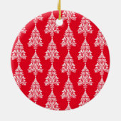 Skandinavische Weihnachtsdekorationen Keramik Ornament (Hinten)