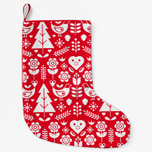 Skandinavische Weihnachtsdekorationen Kleiner Weihnachtsstrumpf