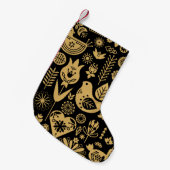 Skandinavische Weihnachtsdekorationen Kleiner Weihnachtsstrumpf (Vorderansicht (hängend))