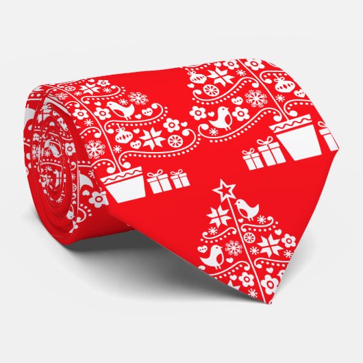 Skandinavische Weihnachtsdekorationen Krawatte (Gerollt)