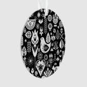 Skandinavische Weihnachtsdekorationen Ornament (Vorderseite)