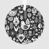 Skandinavische Weihnachtsdekorationen Ornament (Rückseite)