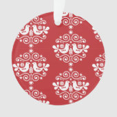 Skandinavische Weihnachtsdekorationen Ornament (Vorderseite)