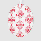 Skandinavische Weihnachtsdekorationen Ornament (Vorderseite)