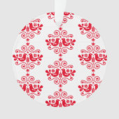 Skandinavische Weihnachtsdekorationen Ornament (Vorderseite)