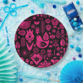 Skandinavische Weihnachtsdekorationen Pappteller (Party)