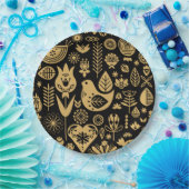 Skandinavische Weihnachtsdekorationen Pappteller (Party)