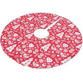 Skandinavische Weihnachtsdekorationen Polyester Weihnachtsbaumdecke (Schrägansicht)