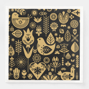 Skandinavische Weihnachtsdekorationen Serviette