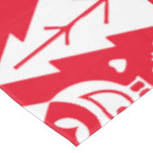 Skandinavische Weihnachtsdekorationen Tischdecke (Schrägansicht)