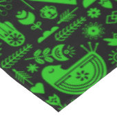 Skandinavische Weihnachtsdekorationen Tischdecke (Schrägansicht)