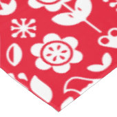 Skandinavische Weihnachtsdekorationen Tischdecke (Schrägansicht)