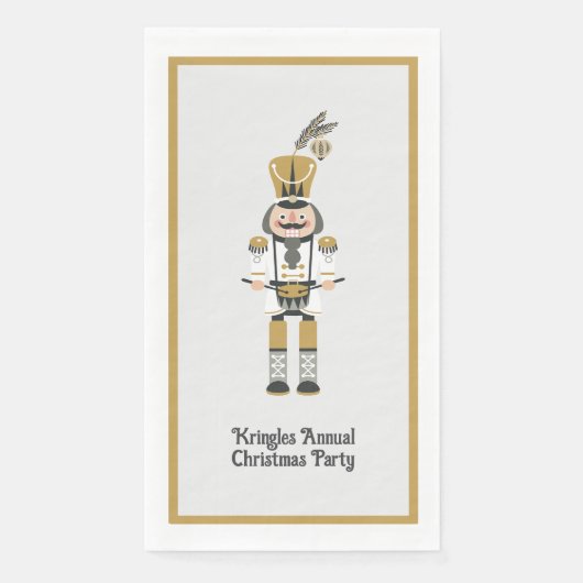 Skandinavische Weihnachtsfeier Serviette (Vorderseite)