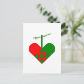 Skandinavische Weihnachtshöre Feiertagspostkarte (Stehend Vorderseite)