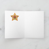 Skandinavische Weihnachtskarte Feiertagskarte (Innenseite)