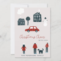 skandinavische Weihnachtslandschaft