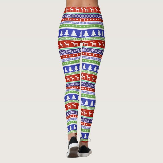 skandinavische Weihnachtslieder-Leggings Leggings (Rückseite)