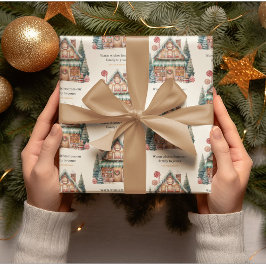 Skandinavische Weihnachtsmagie Geschenkpapier