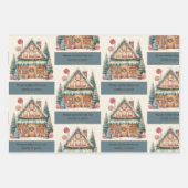 Skandinavische Weihnachtsmagie Geschenkpapier Set (Vorderseite 2)