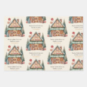 Skandinavische Weihnachtsmagie Geschenkpapier Set (Vorderseite)