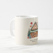 Skandinavische Weihnachtsmagie Kaffeetasse (Vorderseite Links)