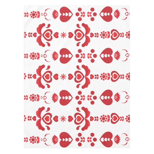 Skandinavische Weihnachtsmuster-Tischdecke Tischdecke (Vorderseite)