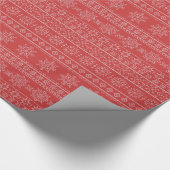 Skandinavische Weihnachtsskandinavien Geschenkpapier (Ecke)