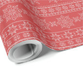 Skandinavische Weihnachtsskandinavien Geschenkpapier (Rolleneckpunkt)