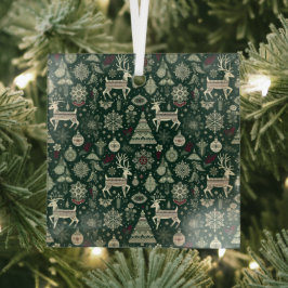 Skandinavische Weihnachtszeit Ornament Aus Glas