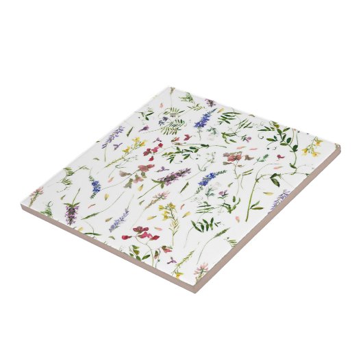 Skandinavische Wildblumen Meadow Fliese (Seite)