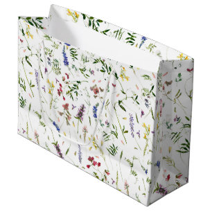 Skandinavische Wildblumen Meadow Große Geschenktüte