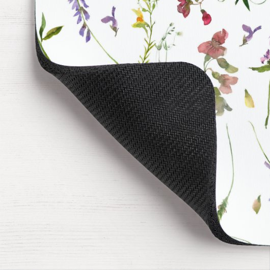 Skandinavische Wildblumen Meadow Mousepad (Ecke)