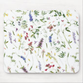 Skandinavische Wildblumen Meadow Mousepad (Vorne)