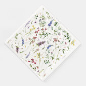Skandinavische Wildblumen Meadow Serviette (Ecke)