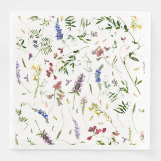 Skandinavische Wildblumen Meadow Serviette