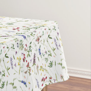 Skandinavische Wildblumenwiese Tischdecke