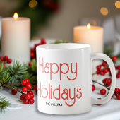 Skandinavische Winterlandschaft Weihnachtsfest Kaffeetasse