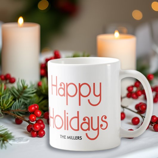 Skandinavische Winterlandschaft Weihnachtsfest Kaffeetasse